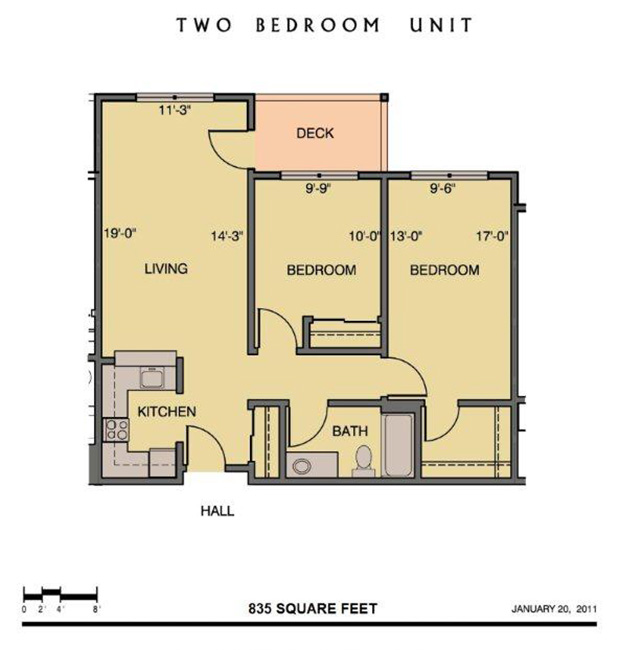 Two Bedroom Floorplan